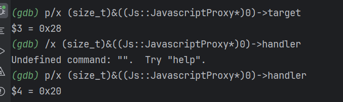 Proxy 对象调试截图