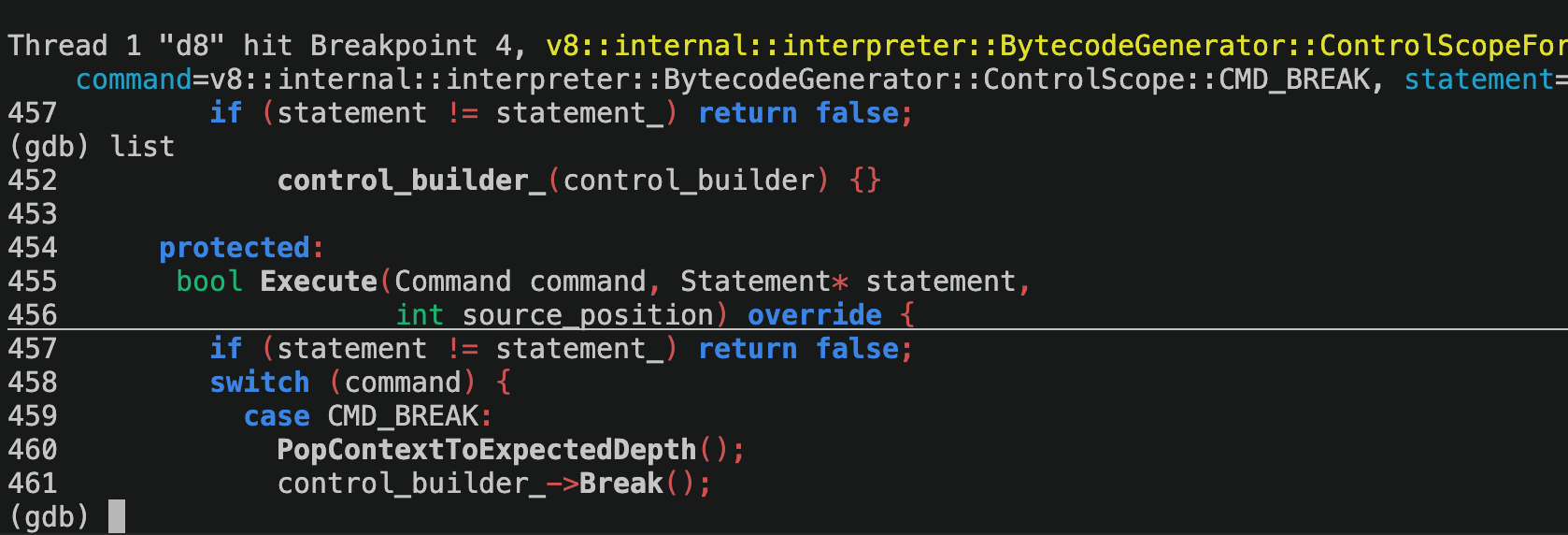 漏洞版本命中 CMD_BREAK