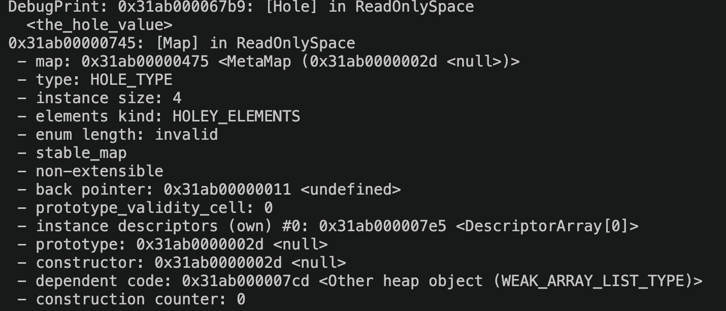新版 hole 的 DebugPrint